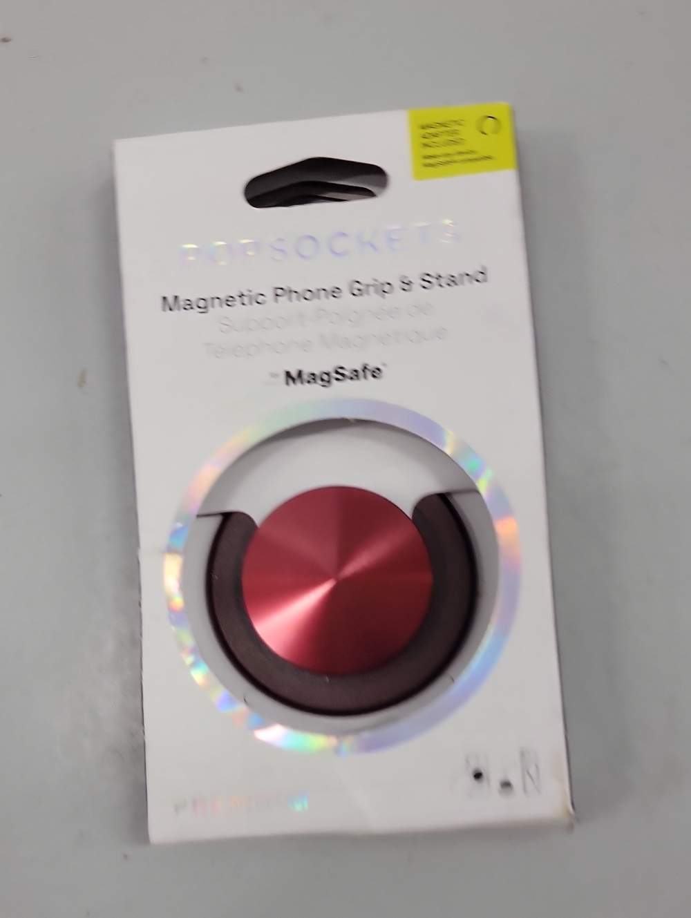 PopSocket Magnetic Phone Grip & Stand - Metallic Red